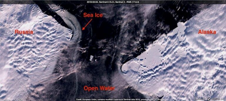 Bering Straight Ice is Missing