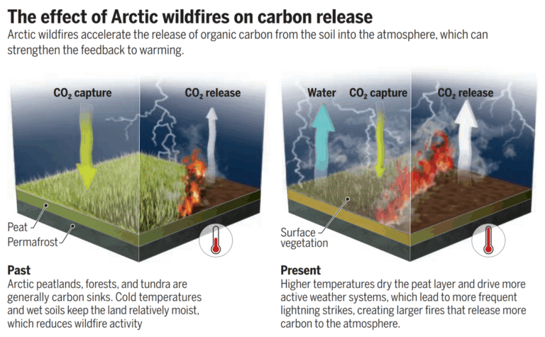 Fire in Ice filled Landscapes