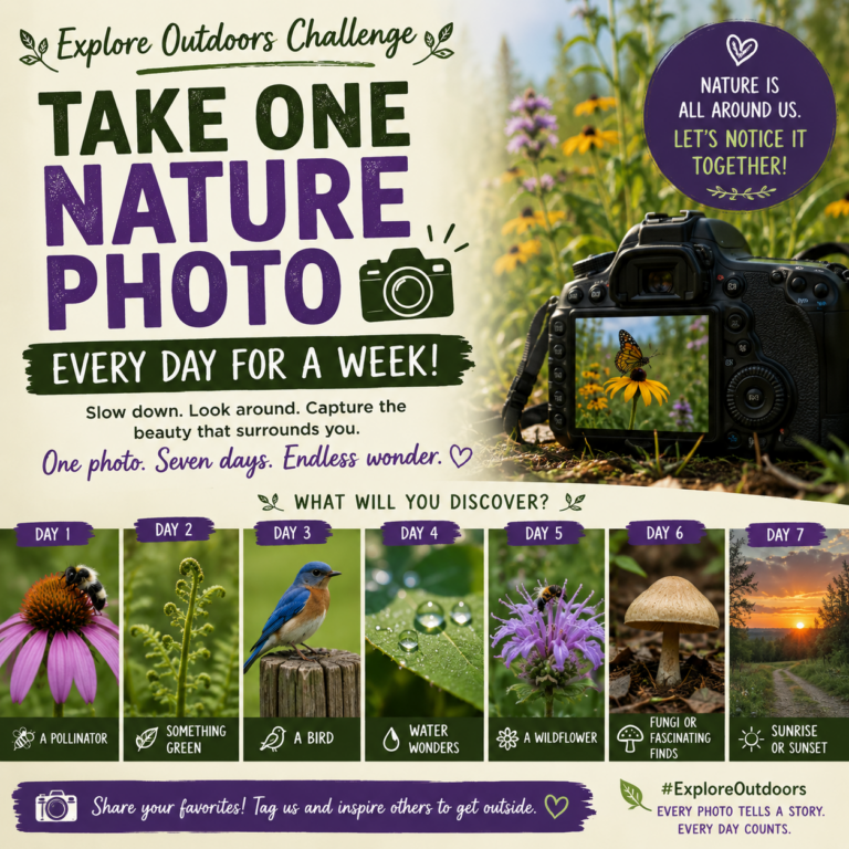 📸 Explore Outdoors Challenge: Take One Nature Photo Every Day for a Week 🌿