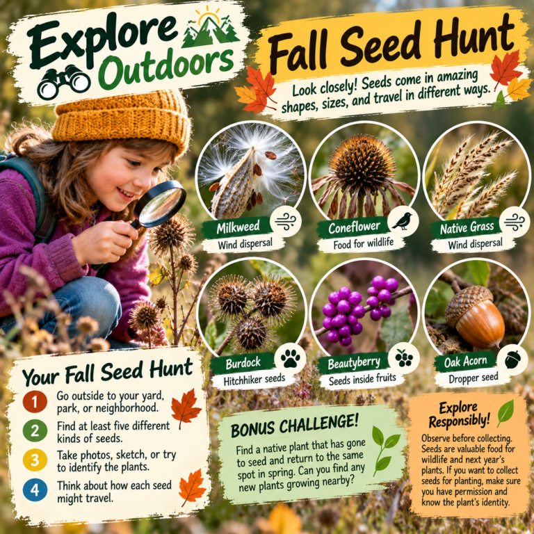🍂🌾 Explore Outdoors: Go on a Fall Seed Hunt! 🌾🍂