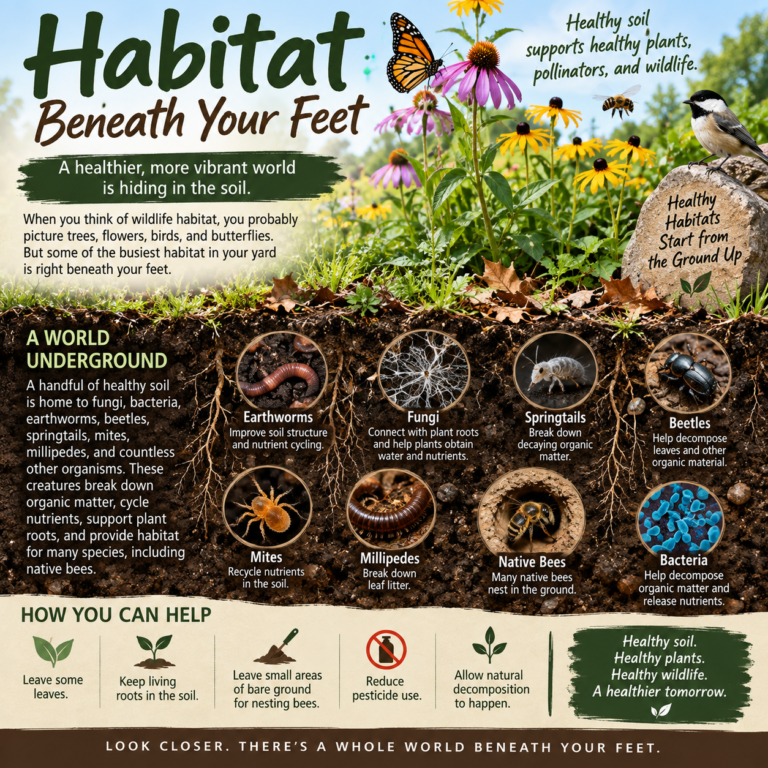 🌱🔎 HABITAT UPDATE: Beneath Your Feet